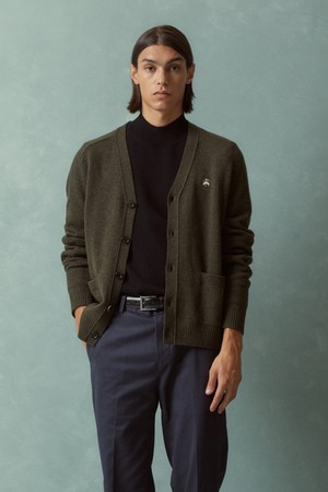 울 가디건 (카키) (BBWCMBF405)