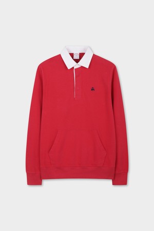 솔리드 포켓 럭비 셔츠 (레드) (BBNTMNF301)