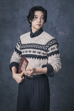 코튼 페어아일 크루넥 스웨터 (멀티) (BBWRMMF405)