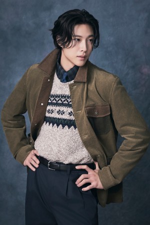 패치워크 초어 재킷 (브라운) (BBOTMMF303)