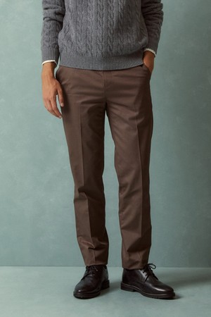 레귤러핏 코튼 스트레치 어드밴티지 치노 (브라운) (BBPCMFZ502)