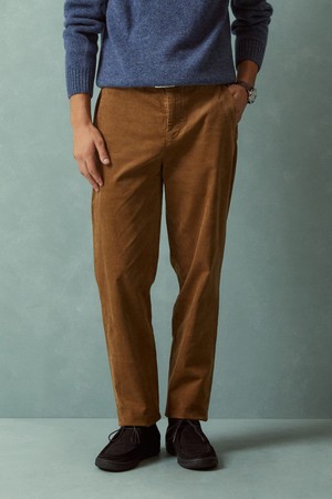 슬림핏 15W 코듀로이 치노 팬츠 (브라운) (BBPCMNF401)