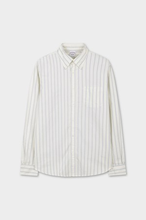 프라이데이 옥스포드 패턴 스트라이프 셔츠 (옐로우) (BBTHMMF305)