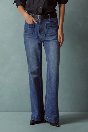 [여성] 포켓 데님 (블루) (BBPDWBF502)