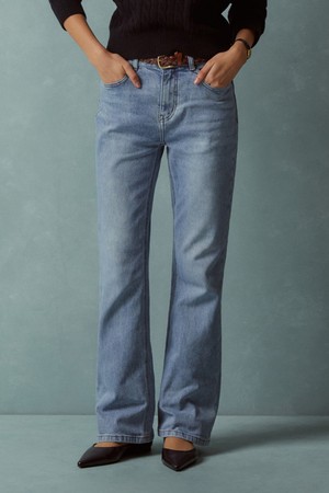 [여성] 플레어 데님 (블루) (BBPDWBF501)