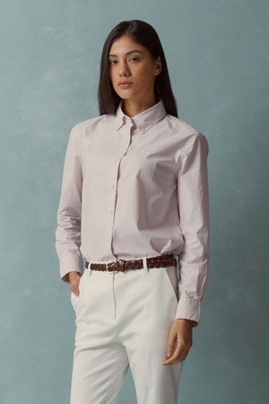 [여성] 코튼 릴렉스 셔츠 (핑크) (BBTHWBF301)