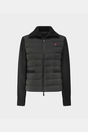 [여성] 니트블록점퍼 (블랙) (BBOPWBF403)