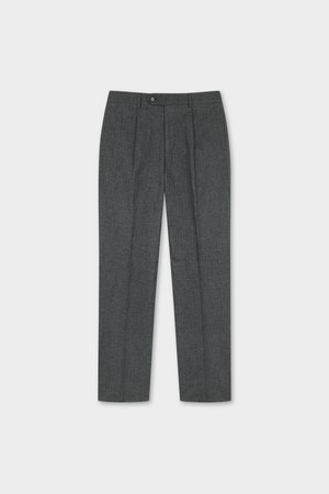 코튼 플란넬 헤링본 트라우저 (그레이) (BBPCMNF406)