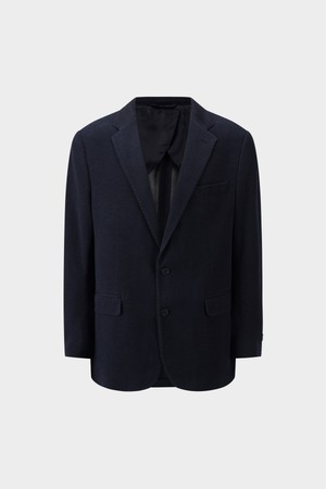 솔리드 니트 재킷 (네이비) (BBJSMFF301)