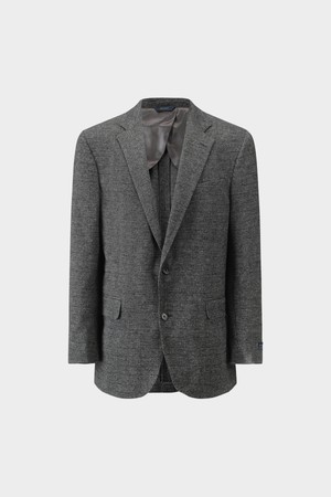 솔리드 니트 재킷 (그레이) (BBJSMFF302)