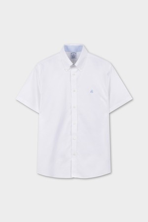 레귤러핏 논아이론 옥스포드 솔리드 셔츠 (화이트) (BBTPMN0133A)