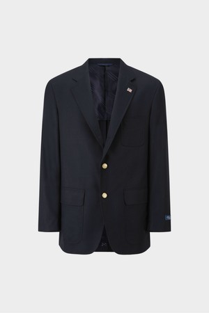 트레디셔널핏 1818 3버튼 색 블레이저 (네이비) (BBJBMM0129QFA)