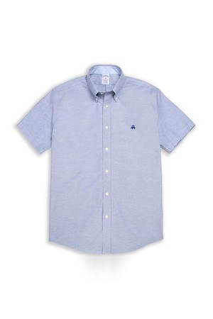 레귤러핏 논아이론 옥스포드 솔리드 셔츠 (블루) (BBTPMF0132Q)