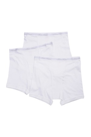 수피마 코튼 박서 브리프 3팩 세트 (화이트) (BBAUMM1864AES)