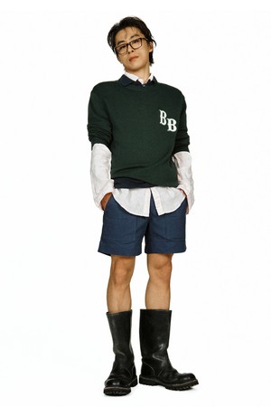 세일링 캔버스 쇼츠 (네이비) (BBPSMM4544QFM)