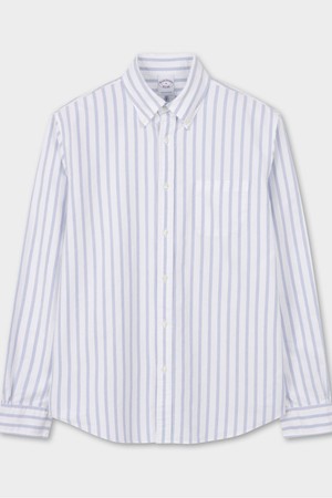 프라이데이 옥스포드 패턴 스트라이프 셔츠 (블루) (BBTHMMG103)