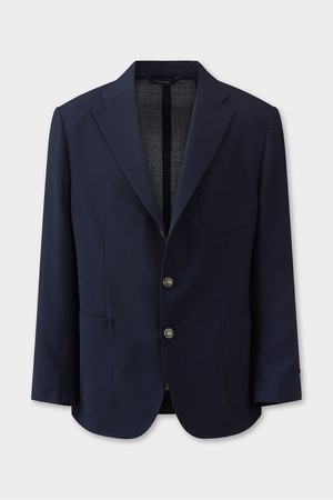 울 라이트웨이트 재킷 (네이비) (BBJSMMG102)