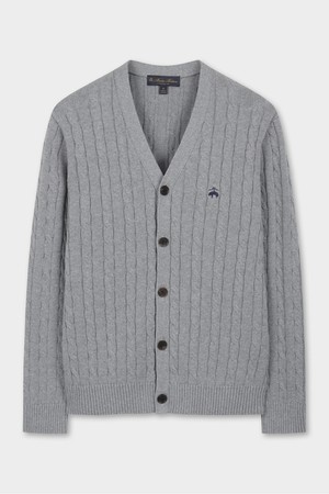 코튼 케이블 가디건 (그레이) (BBWCMBG101)