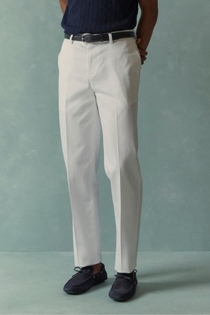 레귤러핏 라이트웨이트 어드밴티지 치노 (화이트) (BBPCMMZ502)