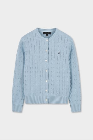 [여성] 코튼 케이블 가디건 (라이트블루) (BBWCWBG101)