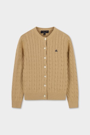 [여성] 코튼 케이블 가디건 (베이지) (BBWCWBG101)