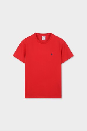 [여성] 코튼 크루넥 반팔 티셔츠 (레드) (BBNPWBG201)