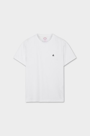 [여성] 코튼 크루넥 반팔 티셔츠 (화이트) (BBNPWBG201)