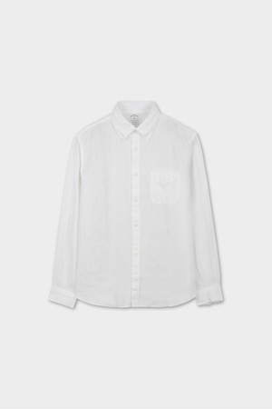 린넨 솔리드 셔츠 (화이트) (BBTHMFG201)