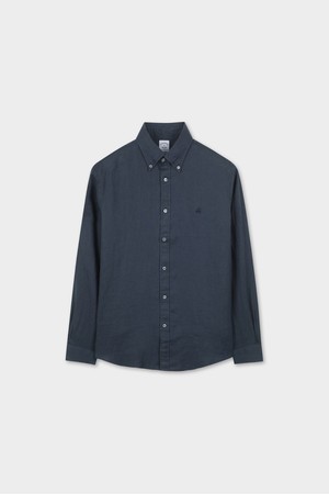 베어드 맥넛 아이리쉬 린넨 로고 셔츠 (네이비) (BBTHMMG201)