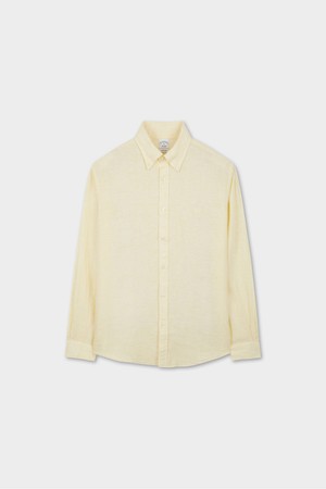 베어드 맥넛 아이리쉬 린넨 로고 셔츠 (옐로우) (BBTHMMG201)