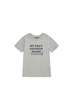[키즈] DADS 텍스트 프린트 티셔츠 (그레이) (BBNPKB2174WES)