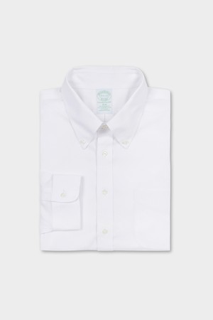 논아이론 폴로버튼다운 드레스셔츠 (화이트) (BBTSMM9385A)