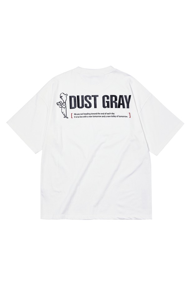 DUST GRAY - 반팔티셔츠 - [DUST GRAY] 엉클 조 반팔티셔츠