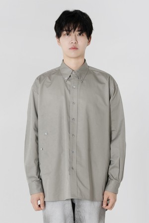 Button-Down Rap Shirt Grey