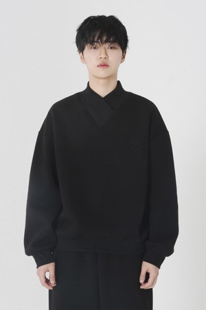 Two-Ply Sweatshirt Black