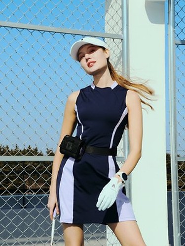 BLOCKING DRESS-a