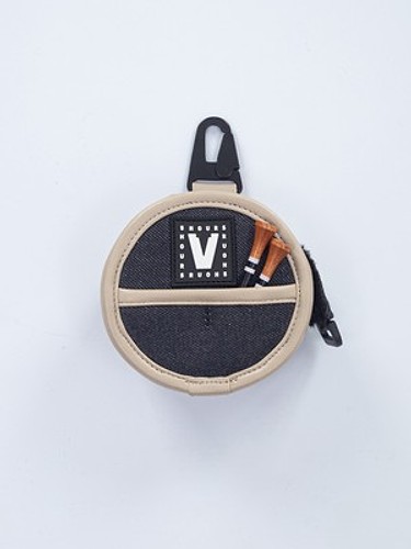KUROKI DENIM TWO BALLS BELTBAG-a