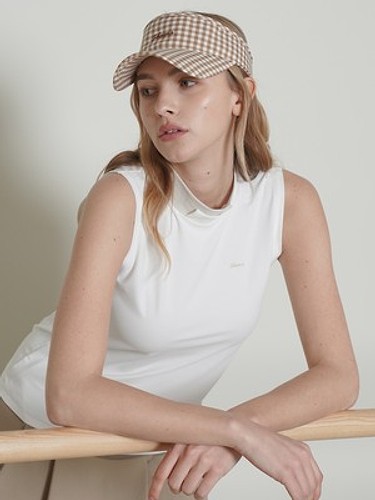 AIRY MESH MOCK TOP _WHITE-a
