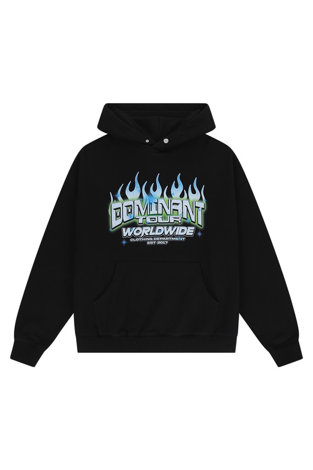 DOMINANT - 긴소매 티셔츠 - World Tour Hoodie Black