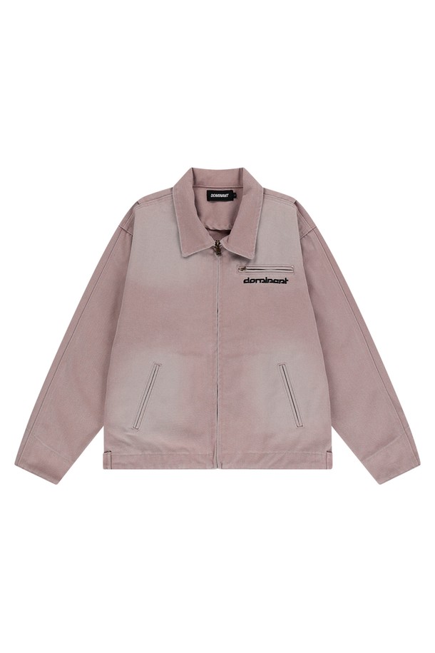 DOMINANT - 블루종/점퍼 - H.L WASHING WORK JACKET PINK