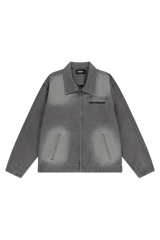 DOMINANT - 블루종/점퍼 - H.L WASHING WORK JACKET CHARCOAL