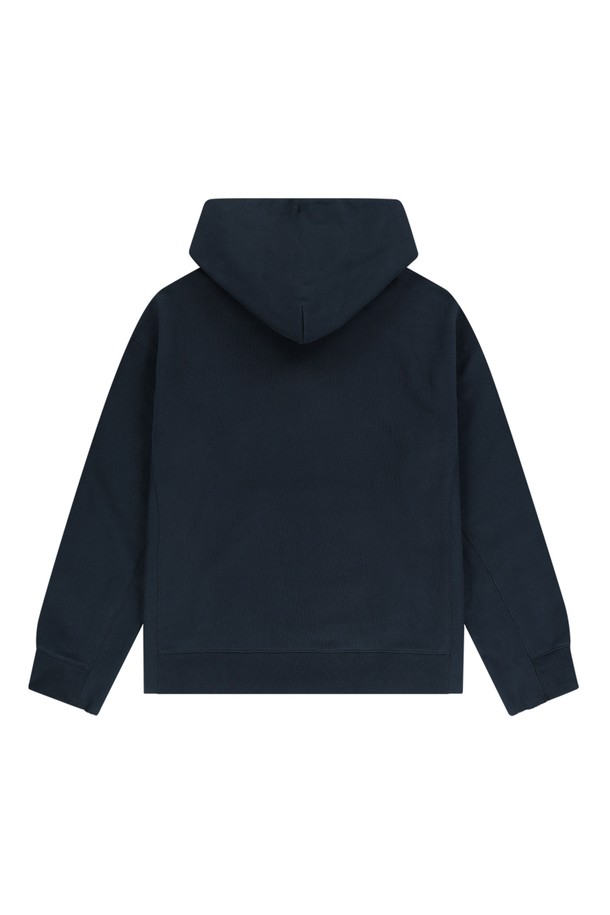 DOMINANT - 긴소매 티셔츠 - Small Logo Hoodie Navy