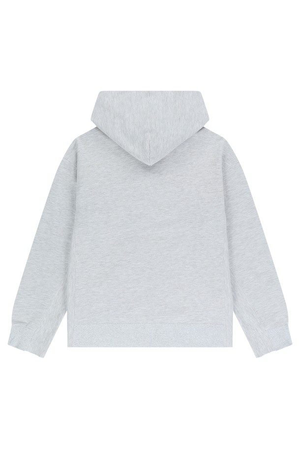 DOMINANT - 긴소매 티셔츠 - Small Logo Hoodie Light Gray