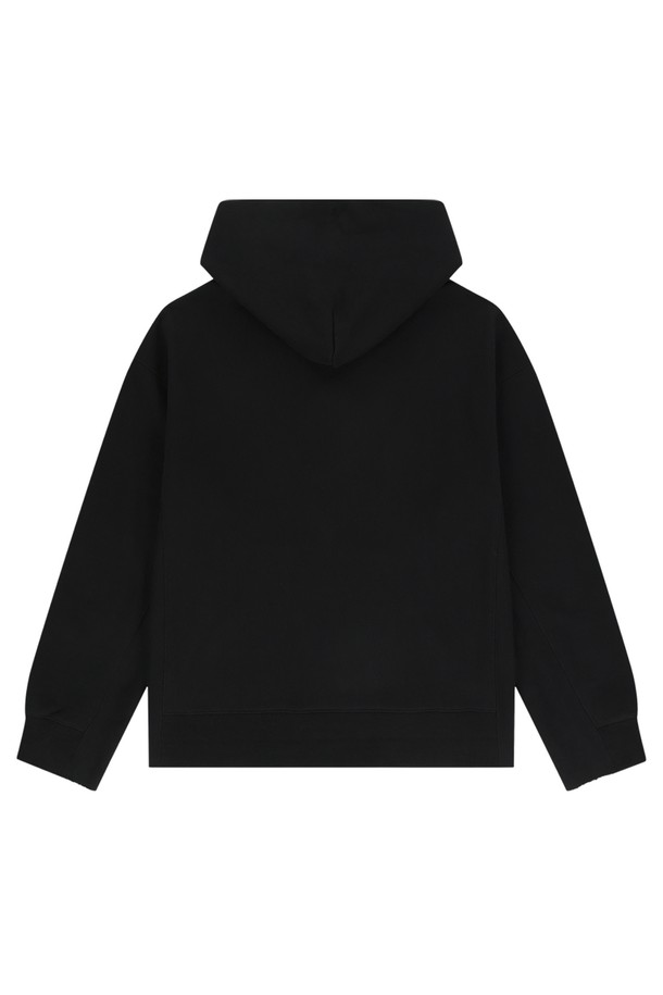 DOMINANT - 긴소매 티셔츠 - Small Logo Hoodie Black