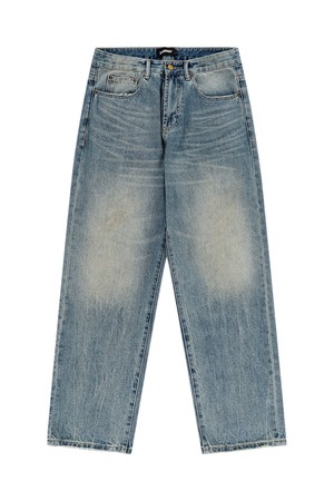 Clover Washing Denim Pants Blue