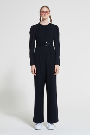 [21FW] Belted Wool Jumpsuit