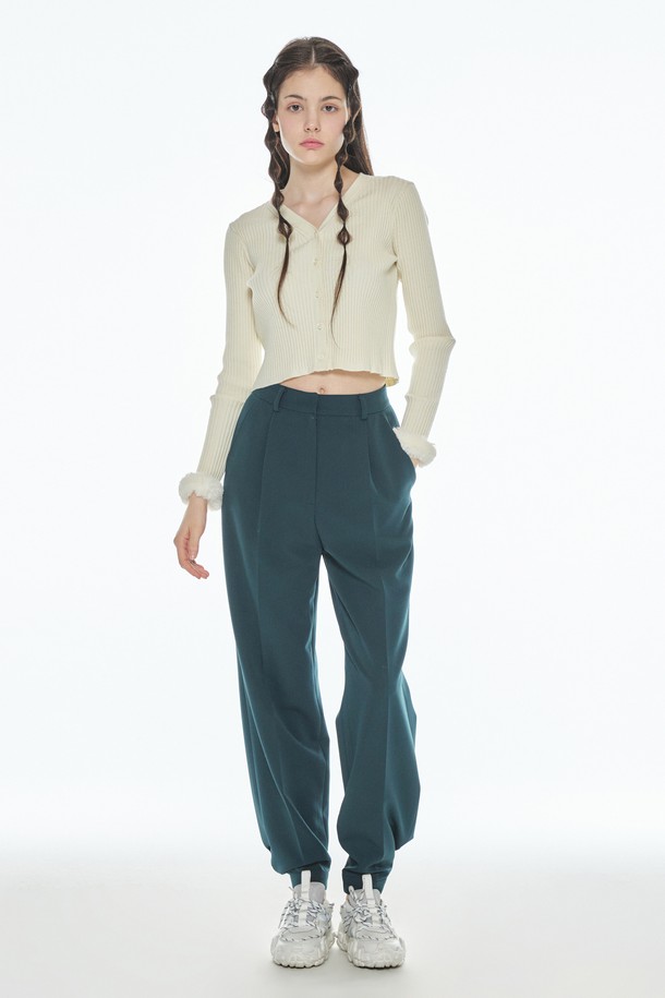 make a toast - 트레이닝 팬츠/조거 - [22FW] Jogger slacks - GREEN