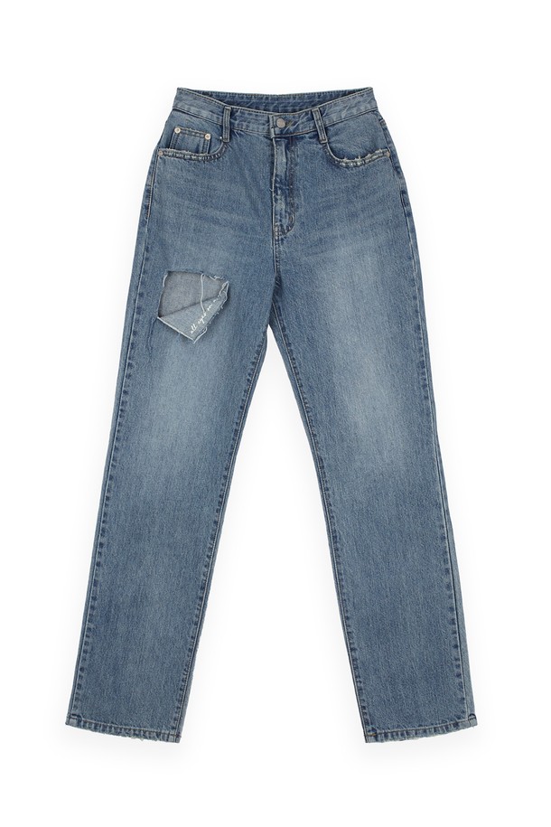 make a toast - 데님 - [22SS] RIPPED DENIM PANTS - Blue