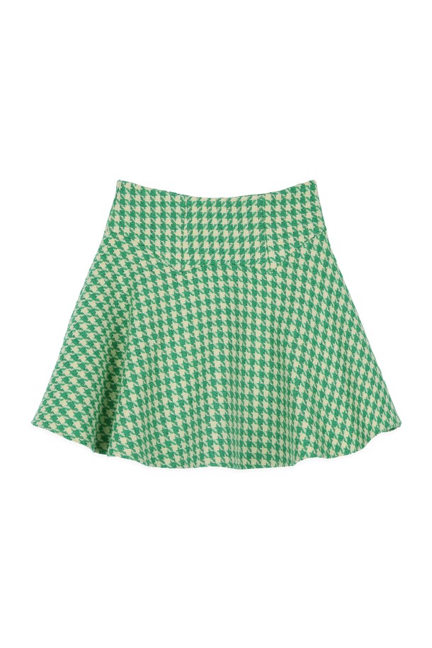 make a toast - 미니스커트 - [22SS] FLARE SKIRT - Yellowish green