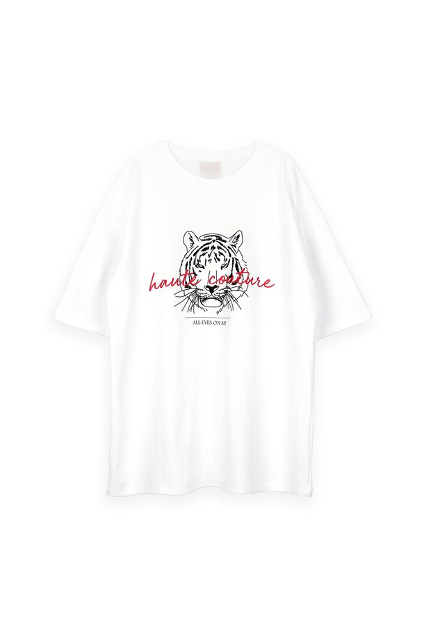 make a toast - 반소매 티셔츠 - [22SS] TIGER BOXY T-SHIRTS - White